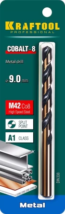 Сверла по металлу HSS-Co 29656-9 купить в Муравленко
