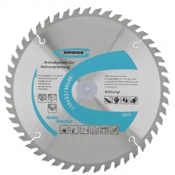 Пильный диск по дереву 255 x 32/30 x 72Т GROSS 73340 купить в Муравленко