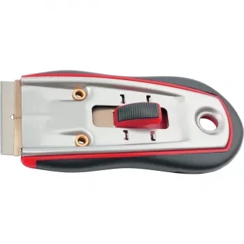 Скребок, выдвижное лезвие, обрезиненный корпус из нержавеющей стали 3 запас.  лезвия MATRIX 79544 купить в Муравленко