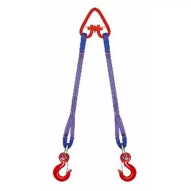 Строп текстильный двухветвевой 2СТ 2.5 т L=6 м SF7 60 мм Звено РТ-3 купить в Муравленко