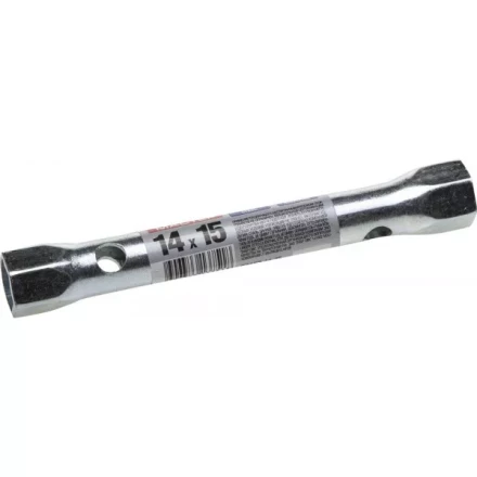 Ключ торцовый ЗУБР &quot;МАСТЕР&quot;, трубчатый двухсторонний, прямой, 14х15мм 27162-14-15 купить в Муравленко