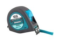 Рулетка "Ergonomisch",10 м x 25 мм, магнитный обрезиненный зацеп GROSS 31105