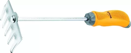 Грабли 5-зубые молибденовое покрытие 2-комп. рукоятка  PALISAD LUXE 61774 купить в Муравленко