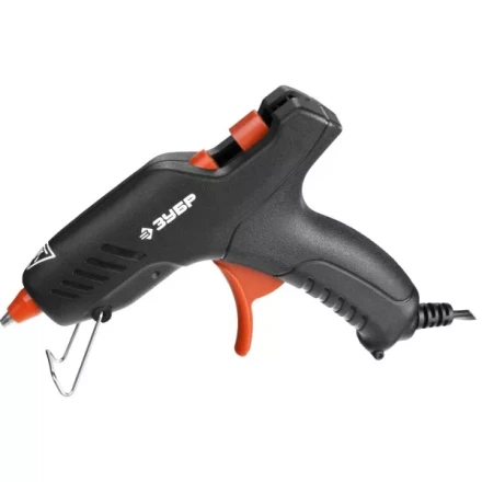 Пистолет ЗУБР &quot;МАСТЕР&quot; клеевой (термоклеящий), электрический, эргономичная рукоятка, рабочая температура 165град, d=8мм, 20Вт 06850-20-08_z02 купить в Муравленко