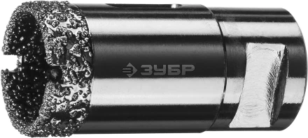 Алмазная коронка ЗУБР &quot;ПРОФЕССИОНАЛ&quot; универсальная для УШМ, сухое сверление, алмазы на вакуумной пайке,  посадка М14, d=29мм 29865-29 купить в Муравленко