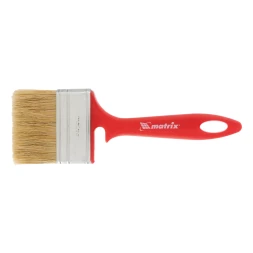 Кисть флейцевая для эмалей, 70х12 мм, натуральная щетина, пластиковая рукоятка// MTX 833539