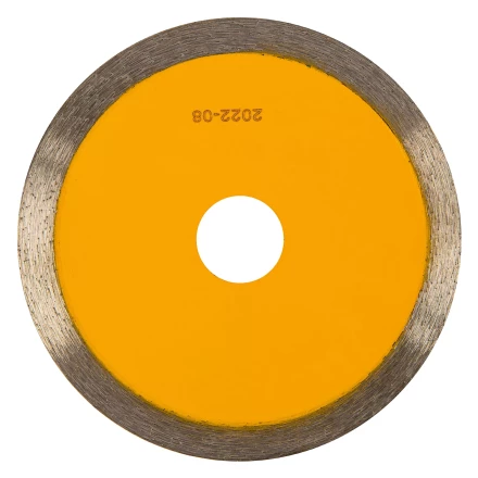 Диск алмазный отрезной 115 х 22,2 мм, сплошной, супертонкий, горячий пресс, мокрое резание// Denzel 73043 купить в Муравленко
