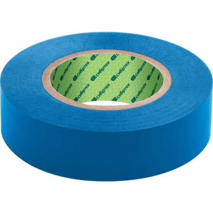 Изолента ПВХ 19 мм х 20 м 180 мкм синяя СИБРТЕХ 88793 купить в Муравленко