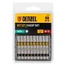 Бита HEX 6х50, сталь S2, шестигранный профиль, 10 шт. Е 6,3 Denzel 11664 купить в Муравленко