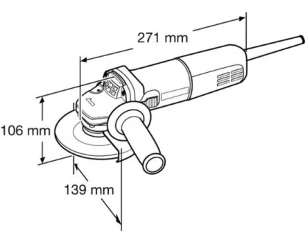 Углошлифовальная машина Makita 9558HNR УШМ Болгарка купить в Муравленко