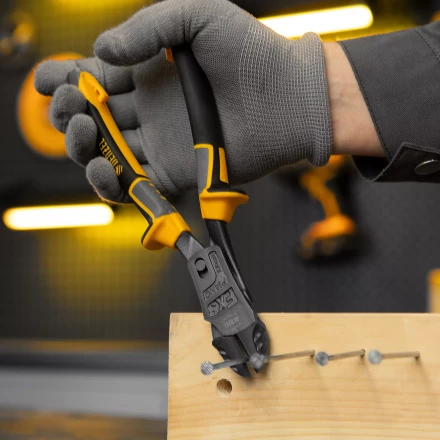 Бокорезы 215 мм Denzel 17786, усиленные, трехкомпонентные рукоятки купить в Муравленко