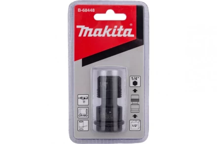 Адаптер с квадрата 1/2 на шестигранник 1/4 Makita B-68448 (переходник) купить в Муравленко