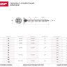 Саморезы СУ-Б универсальные, 30 x 5.0 мм, 6 000 шт, белый цинк, ЗУБР 300370-50-030 купить в Муравленко