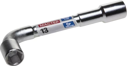 Ключ торцовый ЗУБР &quot;МАСТЕР&quot; двухсторонний L-образный, проходной, 13мм 27185-13 купить в Муравленко