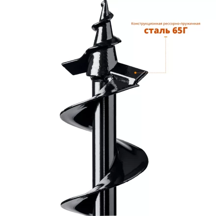 ЗУБР d 100 мм, грунт, шнек для мотобуров (7051-10) купить в Муравленко