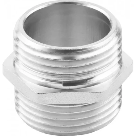 Бочонок ЗУБР &quot;ЭКСПЕРТ&quot;, никелированная латунь, 1/2&quot; 51232-1/2 купить в Муравленко