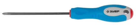 Отвертка ЗУБР, Cr-V сталь, трехкомпонентная рукоятка, цветовая индикация типа шлица, PH №0, 75мм 25252-0-075_z01 купить в Муравленко
