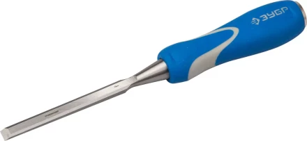 Стамеска ЗУБР &quot;ЭКСПЕРТ&quot; с ударопрочной двухкомпонетной ручкой и стальным затыльником для ударных работ, 10мм 18097-10 купить в Муравленко