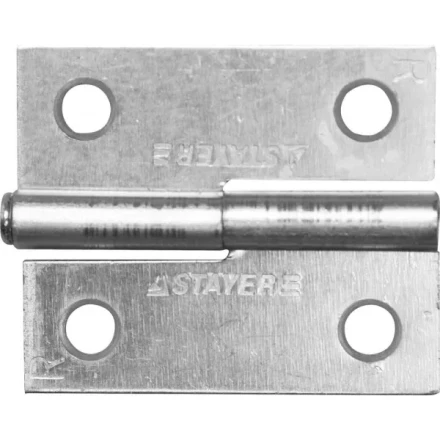 Петля дверная STAYER &quot;MASTER&quot; разъемная, цвет белый цинк, правая, 50мм 37613-50-1R купить в Муравленко