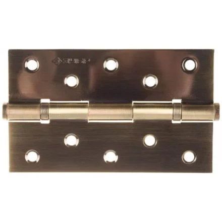 Петля универсальная ЗУБР &quot;ЭКСПЕРТ&quot;, 2 подшипника, цвет ст. латунь (AB), с крепежом, 125х75х2,5мм, 2 шт 37601-125-5 купить в Муравленко