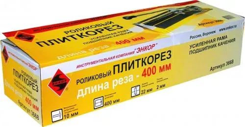 Плиткорез 400мм усиленный Энкор 3668 купить в Муравленко