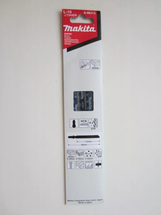Пилки для лобзика Makita A-86315 (T344DS) купить в Муравленко