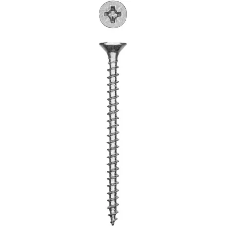 Саморезы СУ-Б универсальные, 40 x 3.5 мм, 8 000 шт, белый цинк, ЗУБР 300370-35-040 купить в Муравленко