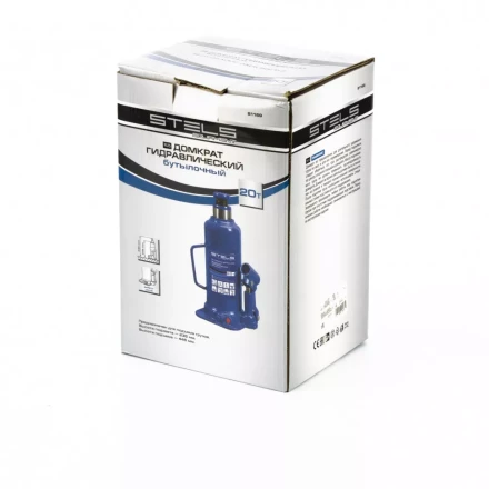 Домкрат гидравлический бутылочный 20 т h подъема 235-445 мм Stels 51169 купить в Муравленко