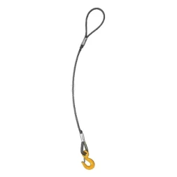 Строп канатный одноветвевой 1СК 1 т L=2 м с кч гост 1.0 т опрессовка