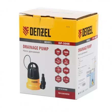 Дренажный насос Denzel DP500E 97218 купить в Муравленко