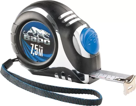 Рулетка Платинум 3 м * 16 утолщенное полотно автоматическая фиксация  БАРС 32511 купить в Муравленко