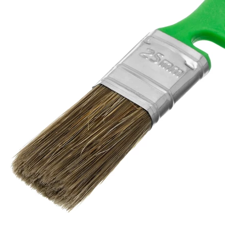 Кисть флейцевая для работ по дереву, 25х10 мм, смешанная щетина, пластиковая рукоятка// MTX 833719 купить в Муравленко