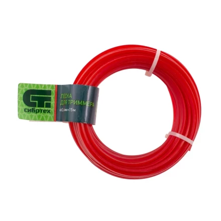 Леска для триммера треугольная, 2.4 мм х 15 м, Россия Сибртех 961655 купить в Муравленко