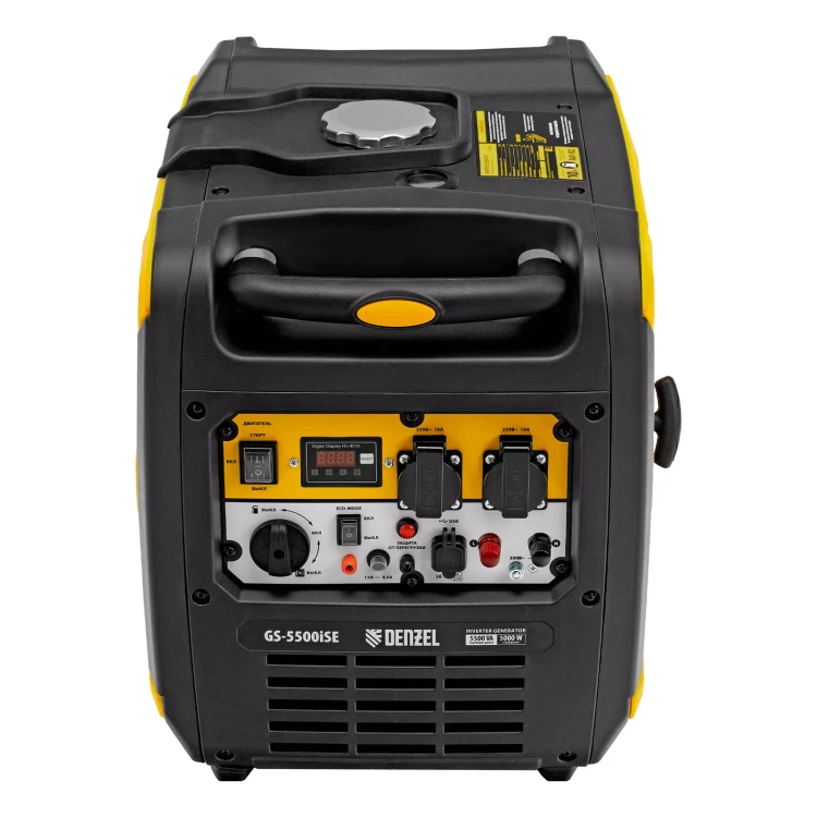 Генератор инверторный Denzel GS-5500iSE, 5,5 кВт, 230 В, закрытый корпус,электростартер купить в Муравленко