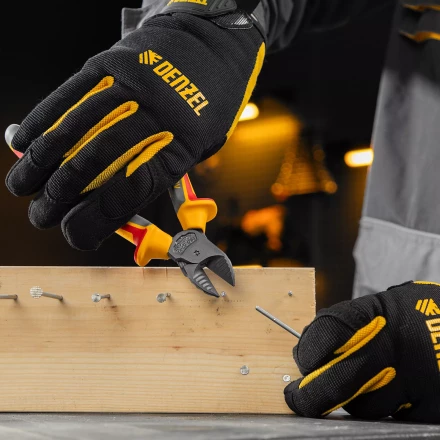 Бокорезы, диэлектрические рукоятки Denzel 17789, до 1000 В, трехкомпонентные рукоятки, 180 мм купить в Муравленко