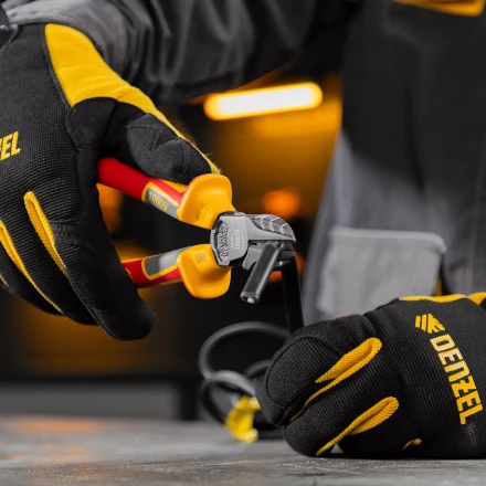 Бокорезы, диэлектрические рукоятки Denzel 17789, до 1000 В, трехкомпонентные рукоятки, 180 мм купить в Муравленко