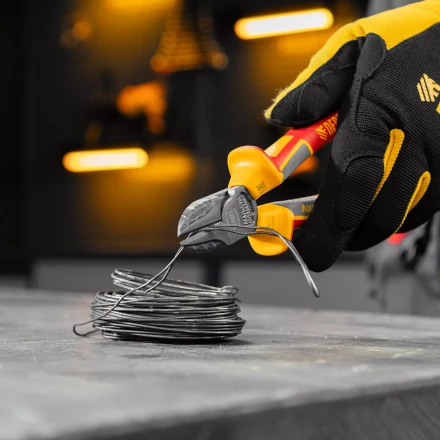 Бокорезы, диэлектрические рукоятки Denzel 17789, до 1000 В, трехкомпонентные рукоятки, 180 мм купить в Муравленко