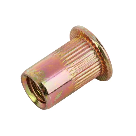 Заклепки резьбовые, стальные, оцинкованные, М6, пластиковый кейс, 70 шт. Denzel 40603 купить в Муравленко