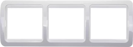 Панель СВЕТОЗАР &quot;ГАММА&quot; тройная горизонтальная, цвет белый SV-54148-W купить в Муравленко