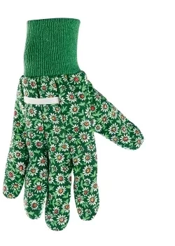 Перчатки садовые х/б ткань с ПВХ точкой, манжет, L PALISAD 67763 купить в Муравленко