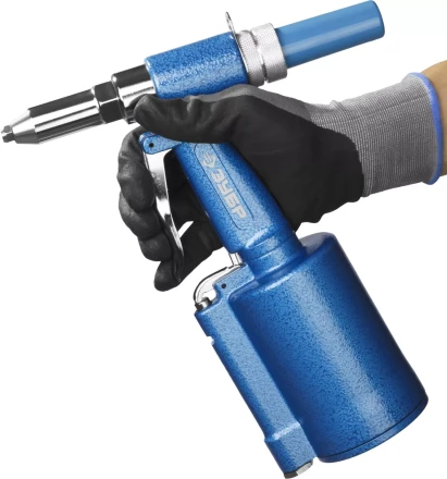 Заклепочник пневматический корпус из алюминия для заклепок из нержавеющей стали 24-32-4-48мм 31285 серия Без серии купить в Муравленко