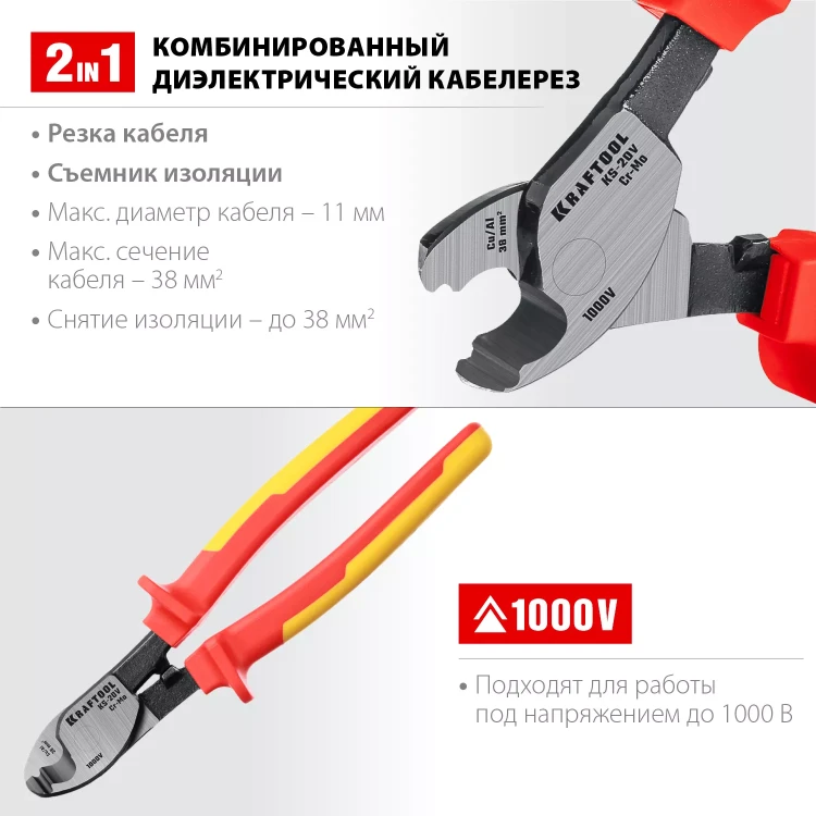 Кабелерез KS диэлектрический 1000 В 23333-20V купить в Муравленко