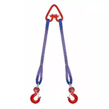 Строп текстильный двухветвевой 2СТ 4 т L=3 м SF7 90 мм Звено РТ-3 купить в Муравленко