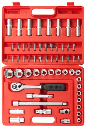 Набор ЗУБР &quot;МАСТЕР&quot; Торцовые головки SUPER LOCK, 1/2&quot;, 59 предметов 27632-H59 купить в Муравленко