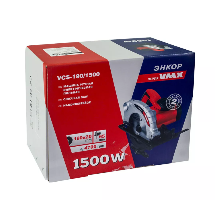 Пила дисковая VCS-190/1500 510275 купить в Муравленко