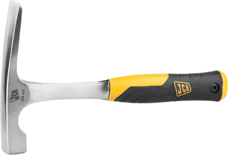 Молоток каменщика JCB цельнокованый, двухкомпонентная виброгасящая рукоятка, 550г JHM005 купить в Муравленко