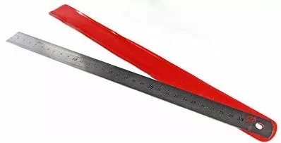 Линейка металлическая двусторонняя 300 мм купить в Муравленко