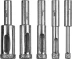 Набор ЗУБР &quot;ПРОФЕССИОНАЛ&quot;: Алмазные трубчатые сверла по керамике с кондуктором, гальваника, зерно 60, d=4/6/8/10/12мм, 6шт 29851-H6 купить в Муравленко