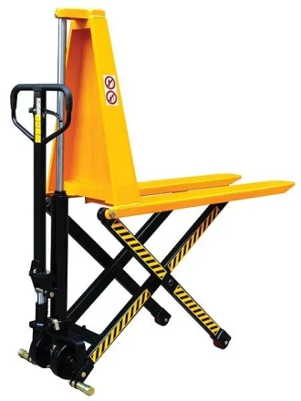 Рохля гидравлическая PROLIFT с ножничным подъемом JF-1000 колеса полиуретан вилы 1150x550 мм купить в Муравленко