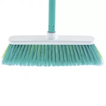 Щетка пластмасовая  для  пола 270 мм &quot;CLASSIC&quot; бирюз. щетина c черенком 120 см D22мм ELFE 93544 купить в Муравленко